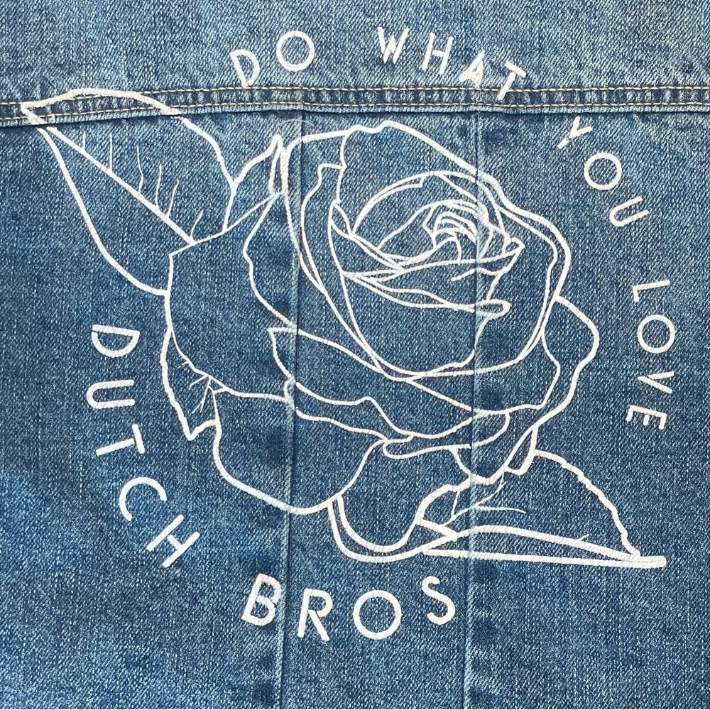 Dutch Bros. Sherpa Lined Denim Jacket - Picture 12 of 12